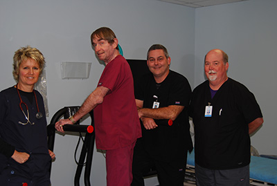 This is a picture of some of the staff in the Cardiopulmonary Department