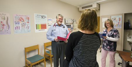 This is a picture of the staff at Family Healthcare Clinic, 3rd Floor West